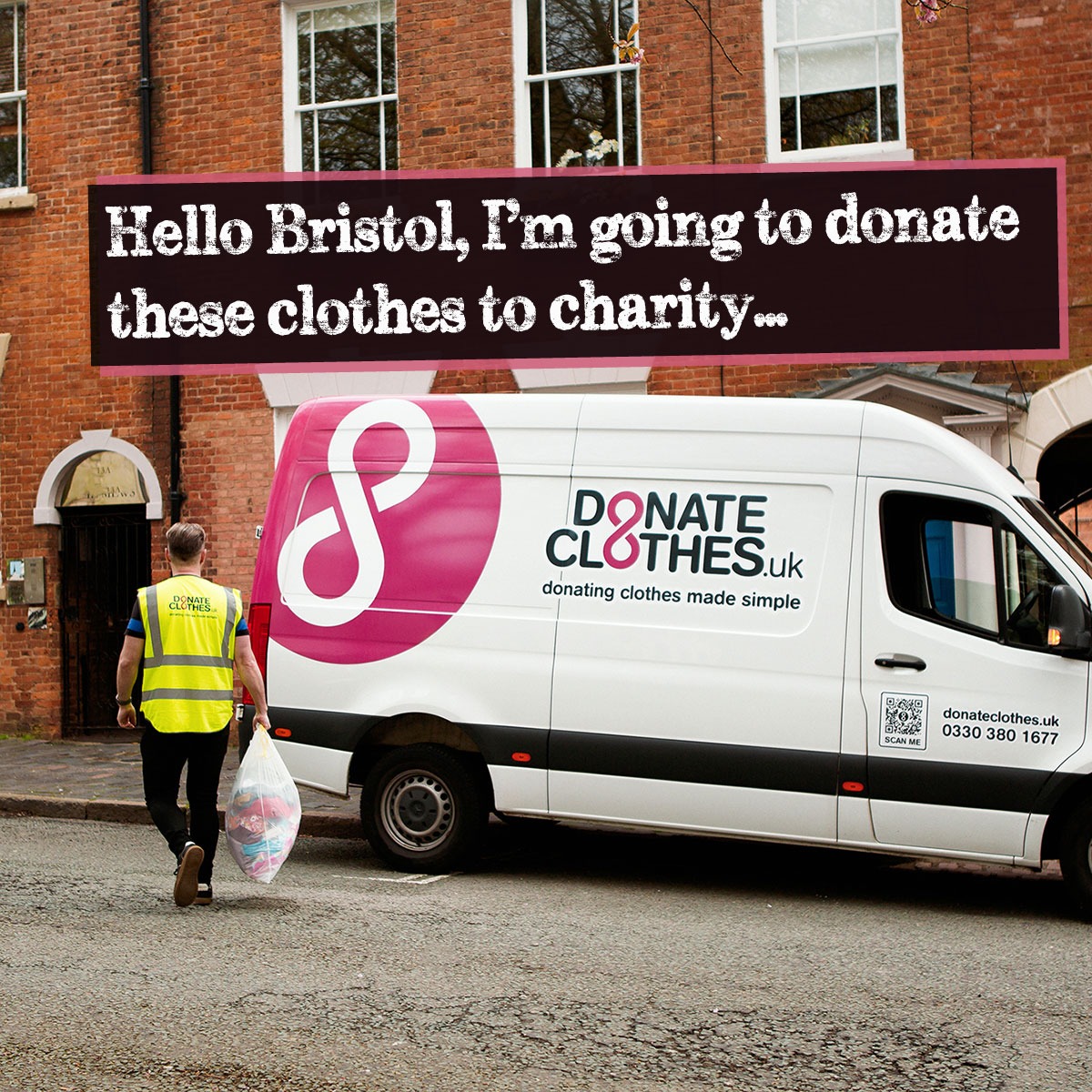Donate Clothes UK Facebook ad