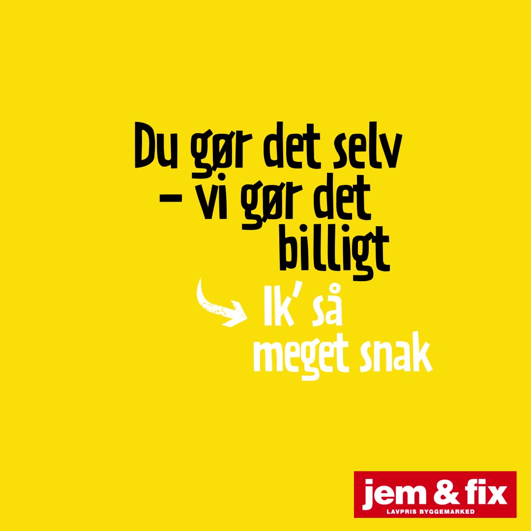 jem & fix Danmark Facebook ad