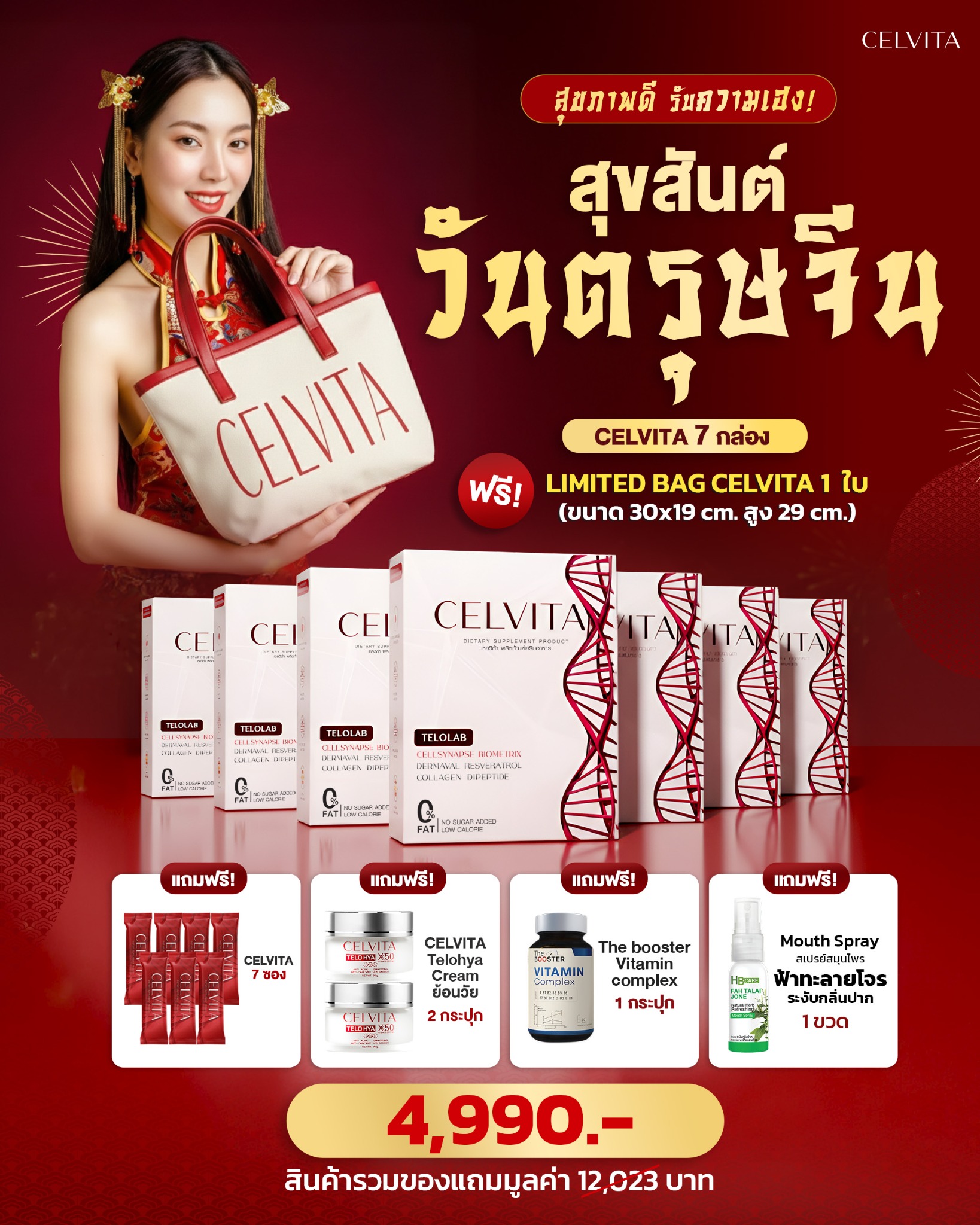 Celvita Telolab Thailand อาหารเสริมบำรุงเซลล์ย้อนวัยระดับโครโมโซม Facebook ad