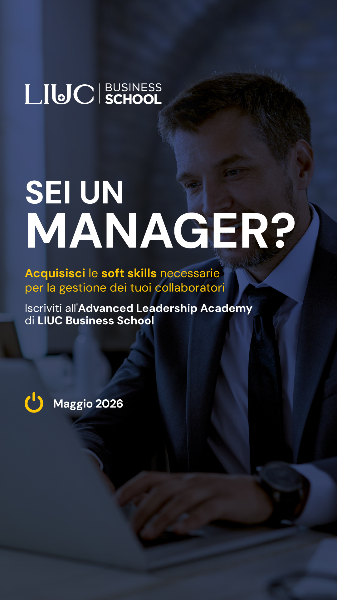 LIUC Business School Facebook ad