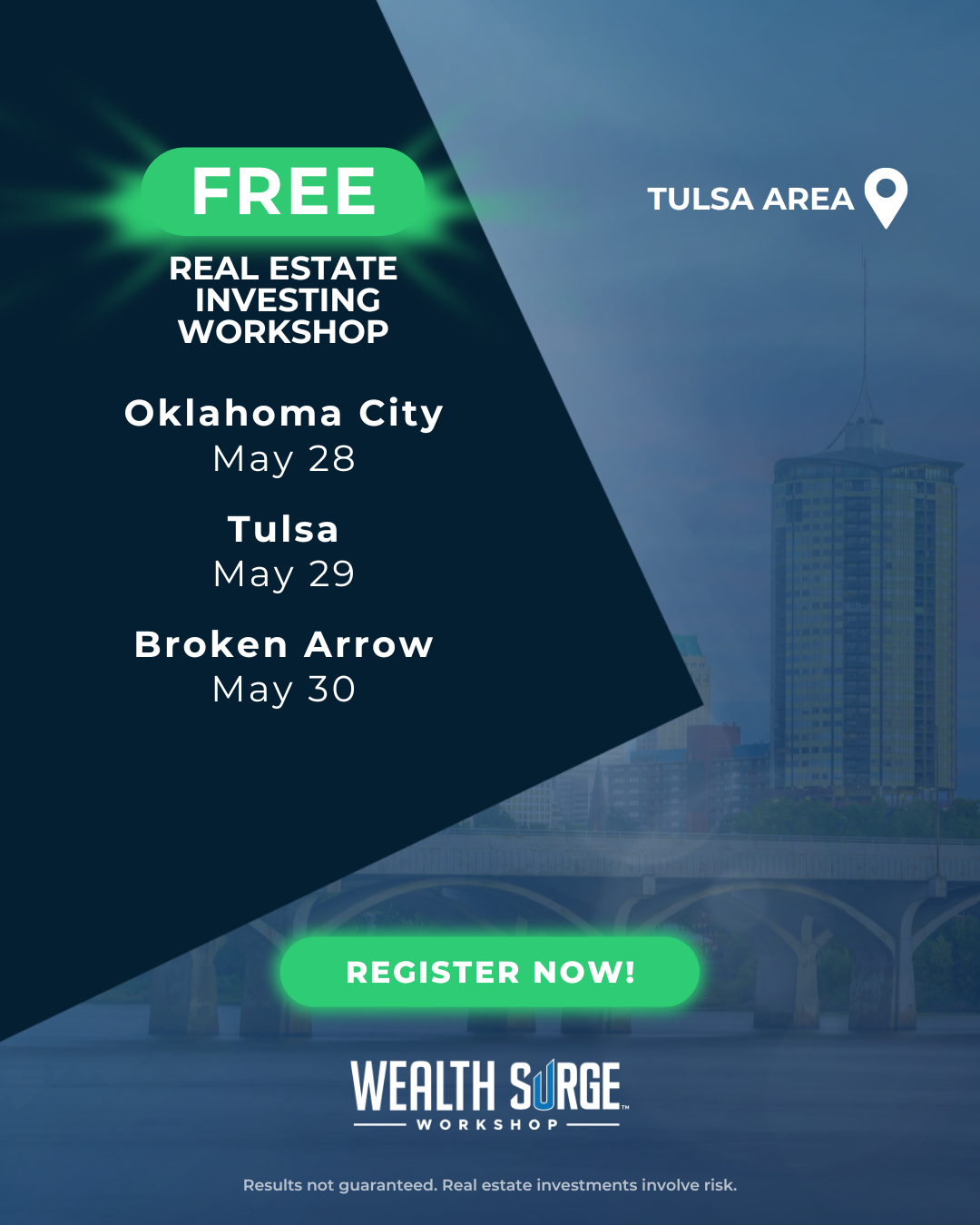Wealth Surge Workshop Facebook ad
