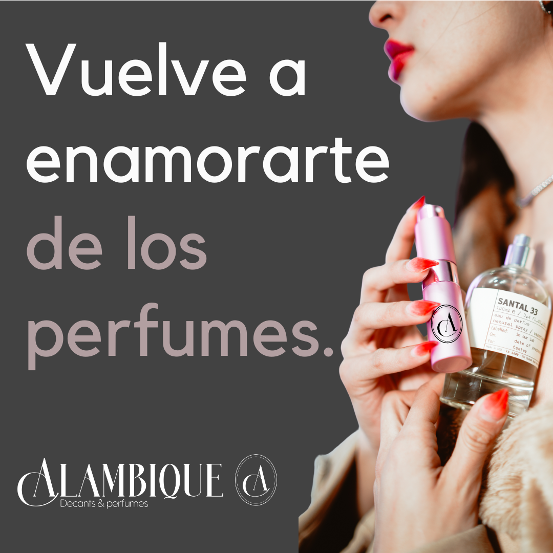 Alambique Parfums Facebook ad: 5 perfumes para una cita perfecta