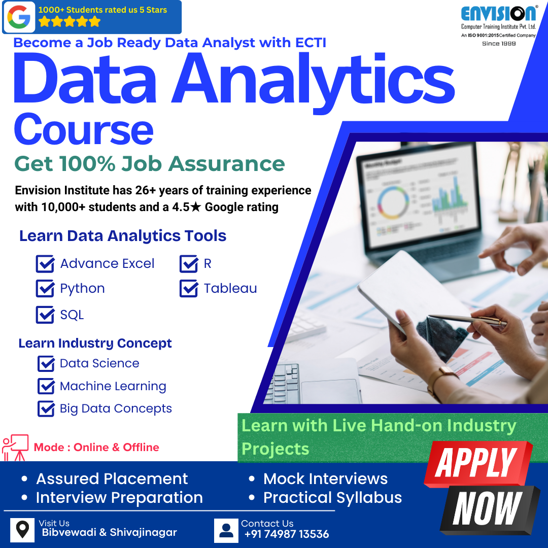 Envision Computer Training Institute Private Limited Pune Facebook ad from Aug 3, 2026