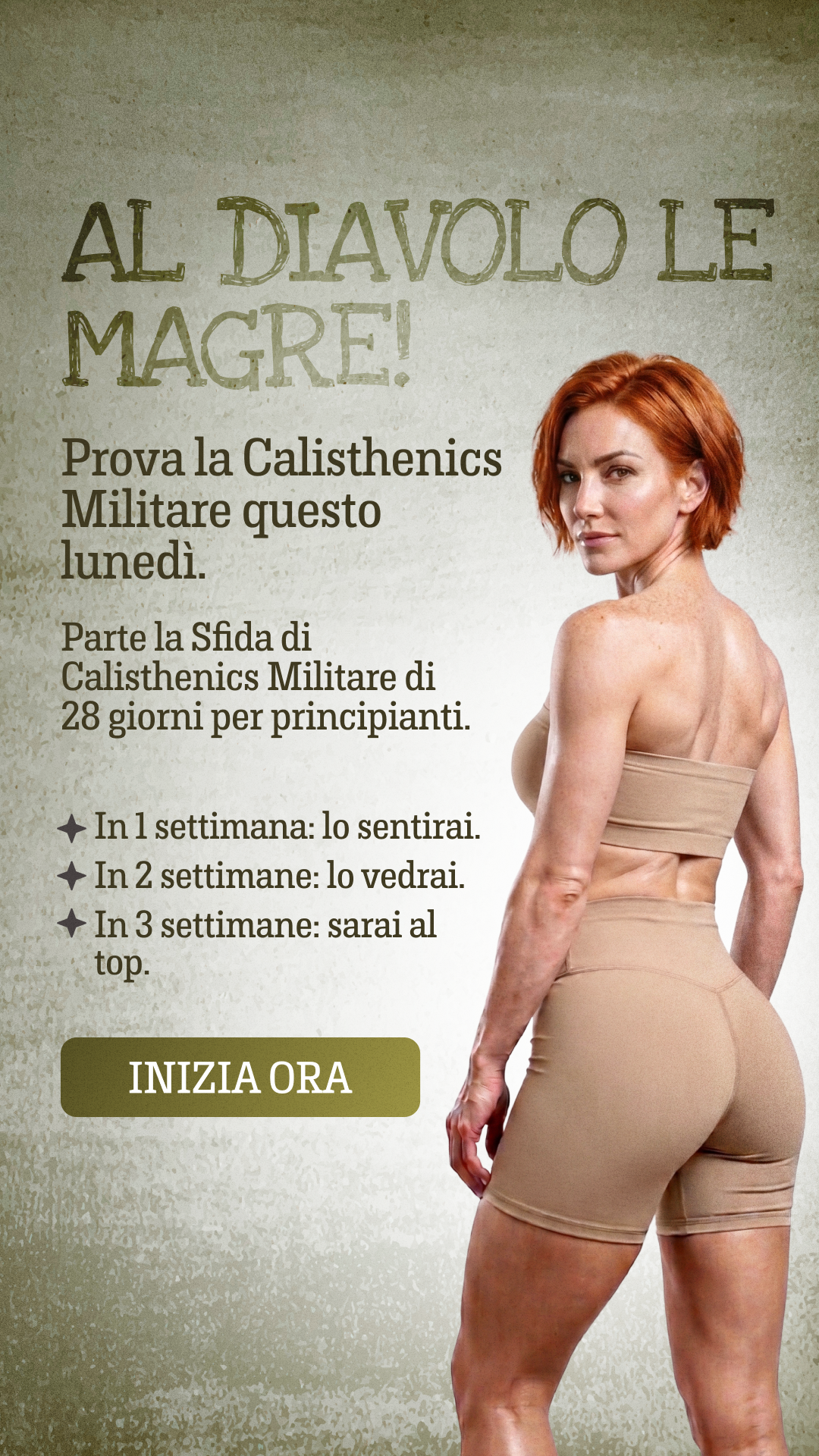Olivia Fitness Facebook ad: Simple App