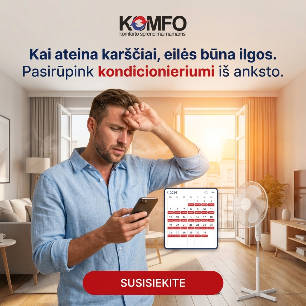 KOMFO - komforto sprendimai namams Facebook ad: Parašykite mums žinutę