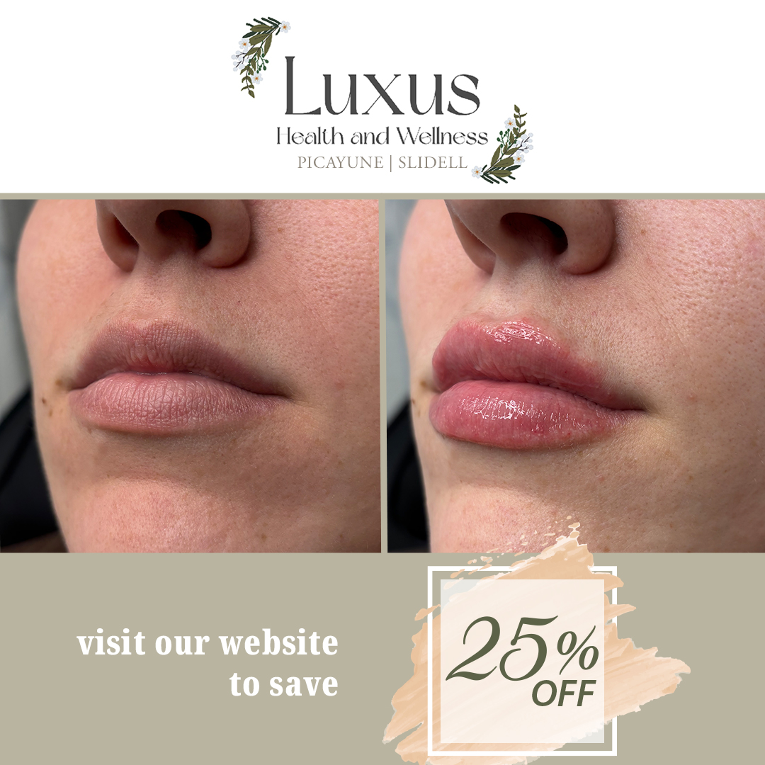 Luxus Health and Wellness, LLC Facebook ad: Book your appointment today!