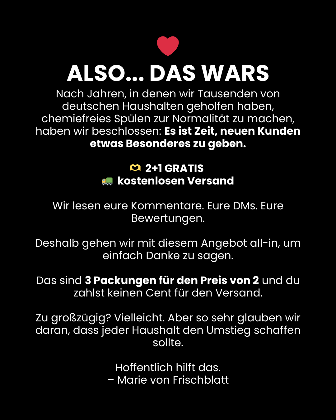 Frischblatt Facebook ad