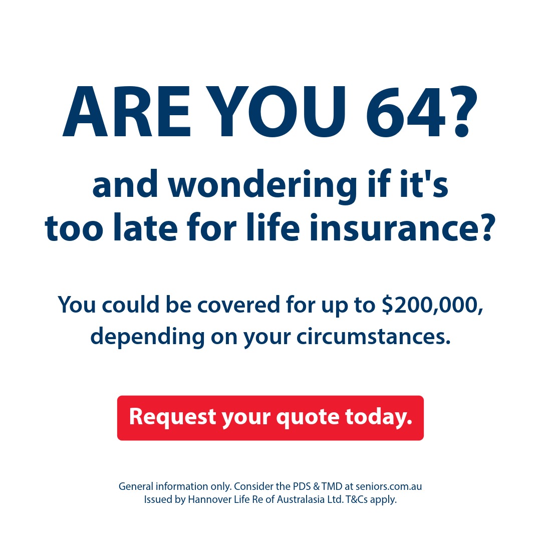 Australian Seniors Insurance Agency Facebook ad
