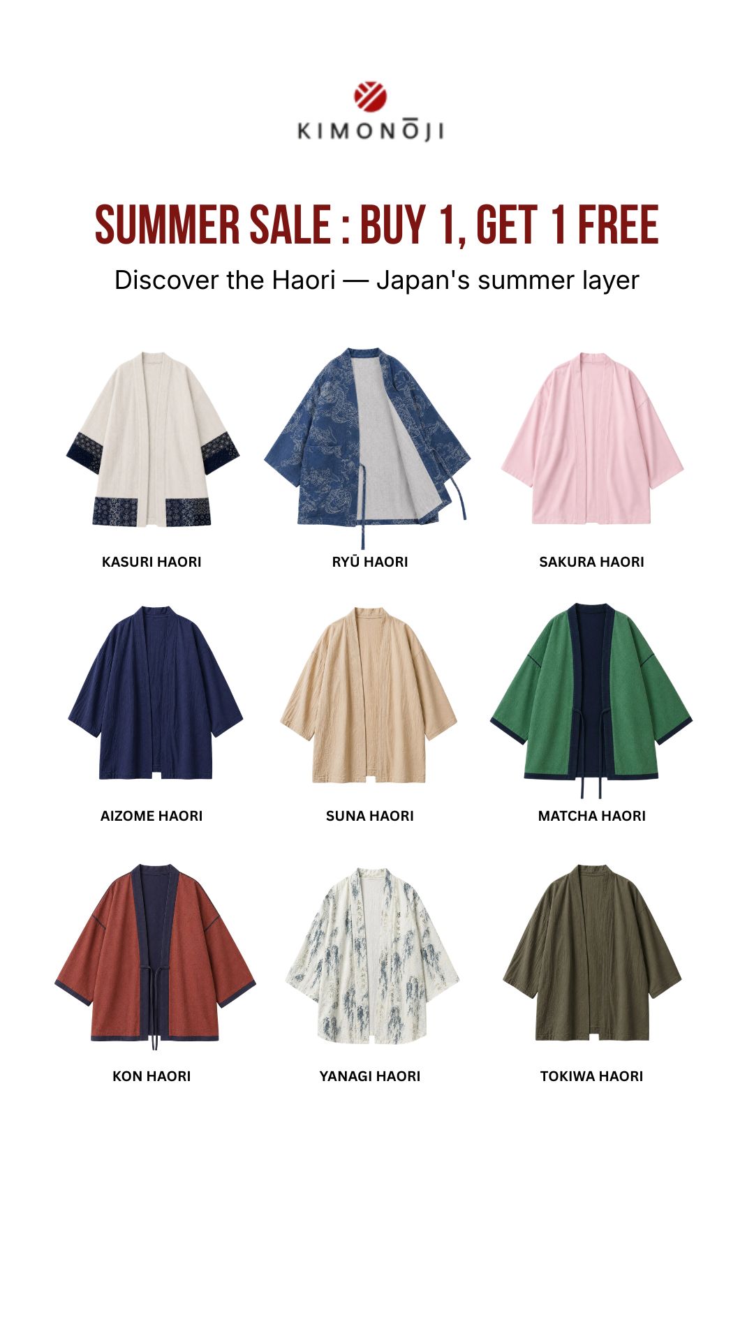 Kimonoji Facebook ad
