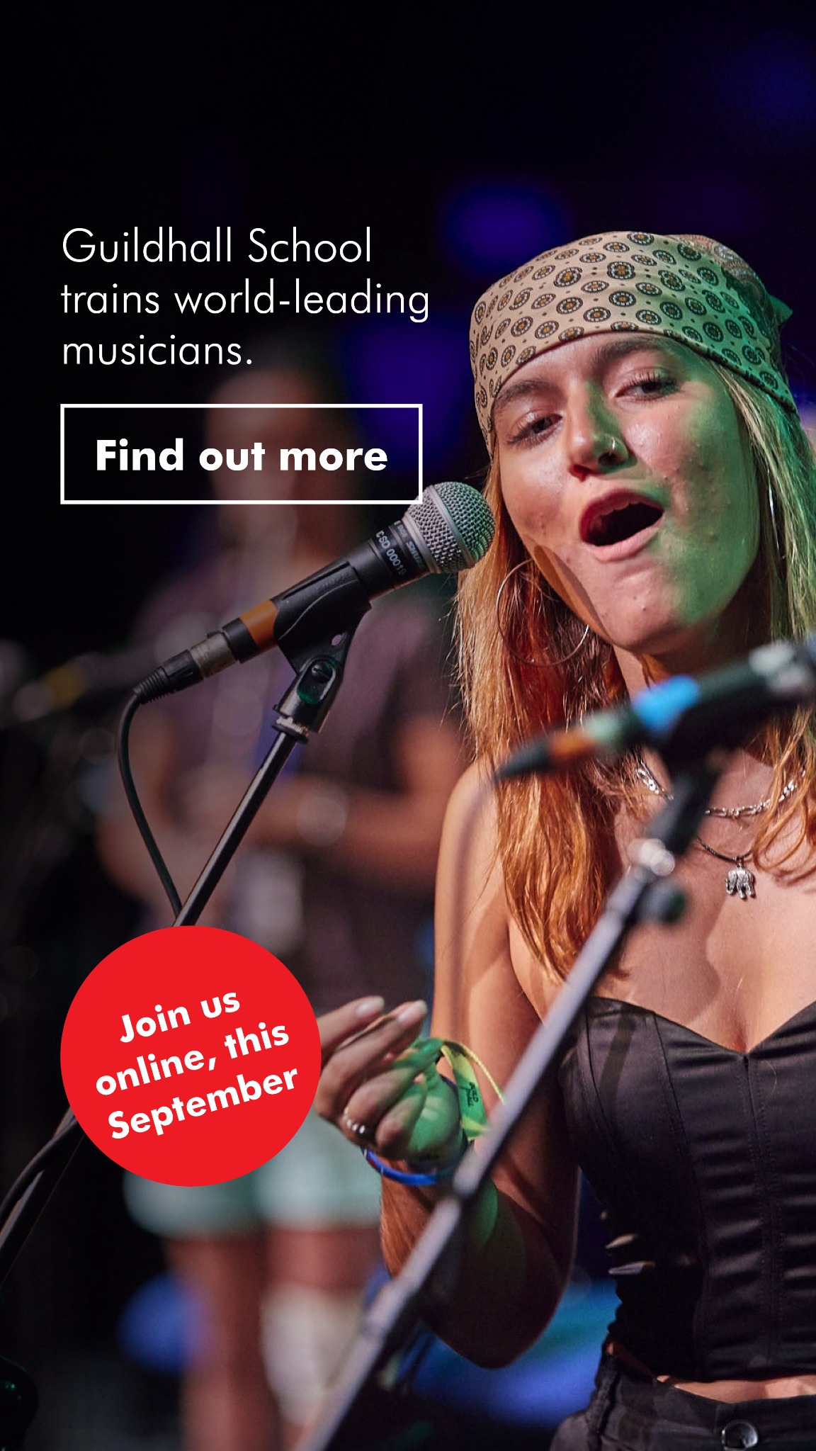 Guildhall School of Music & Drama Facebook ad