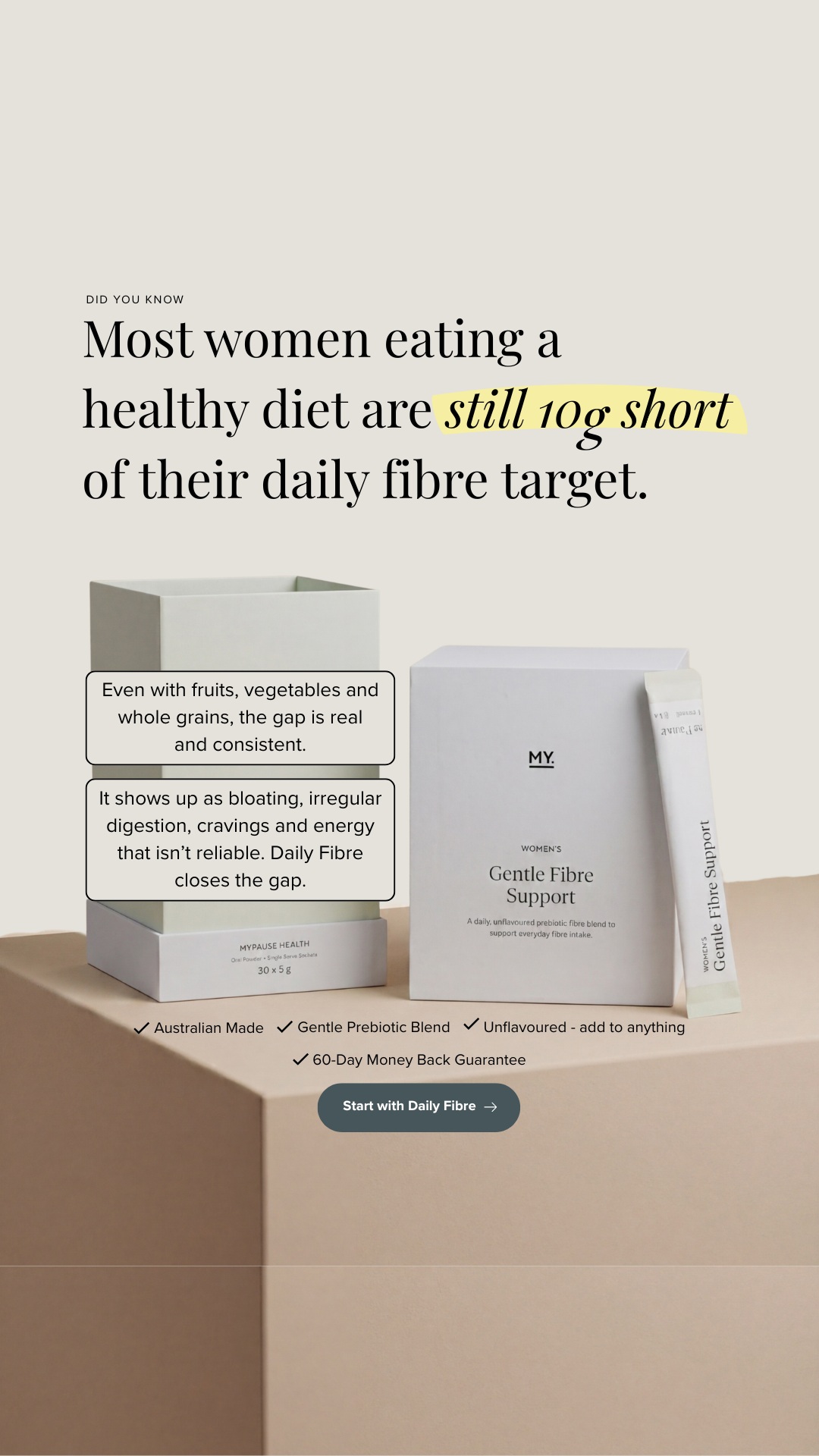 MyPause Health Facebook ad