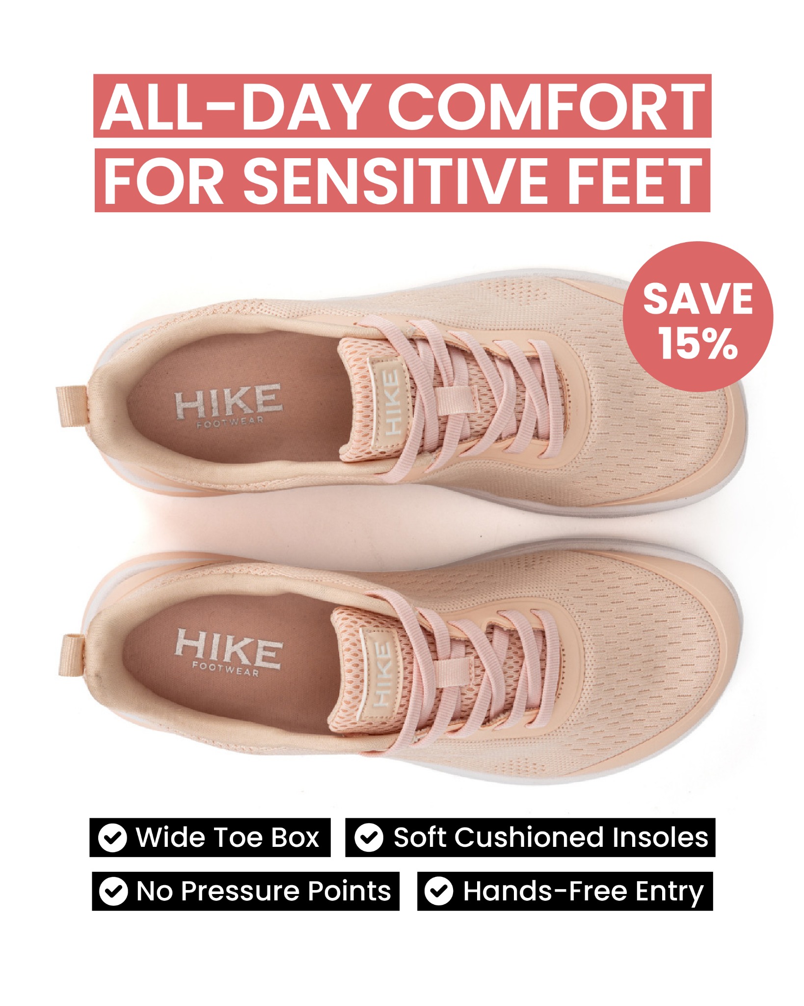 HIKE Footwear Facebook ad