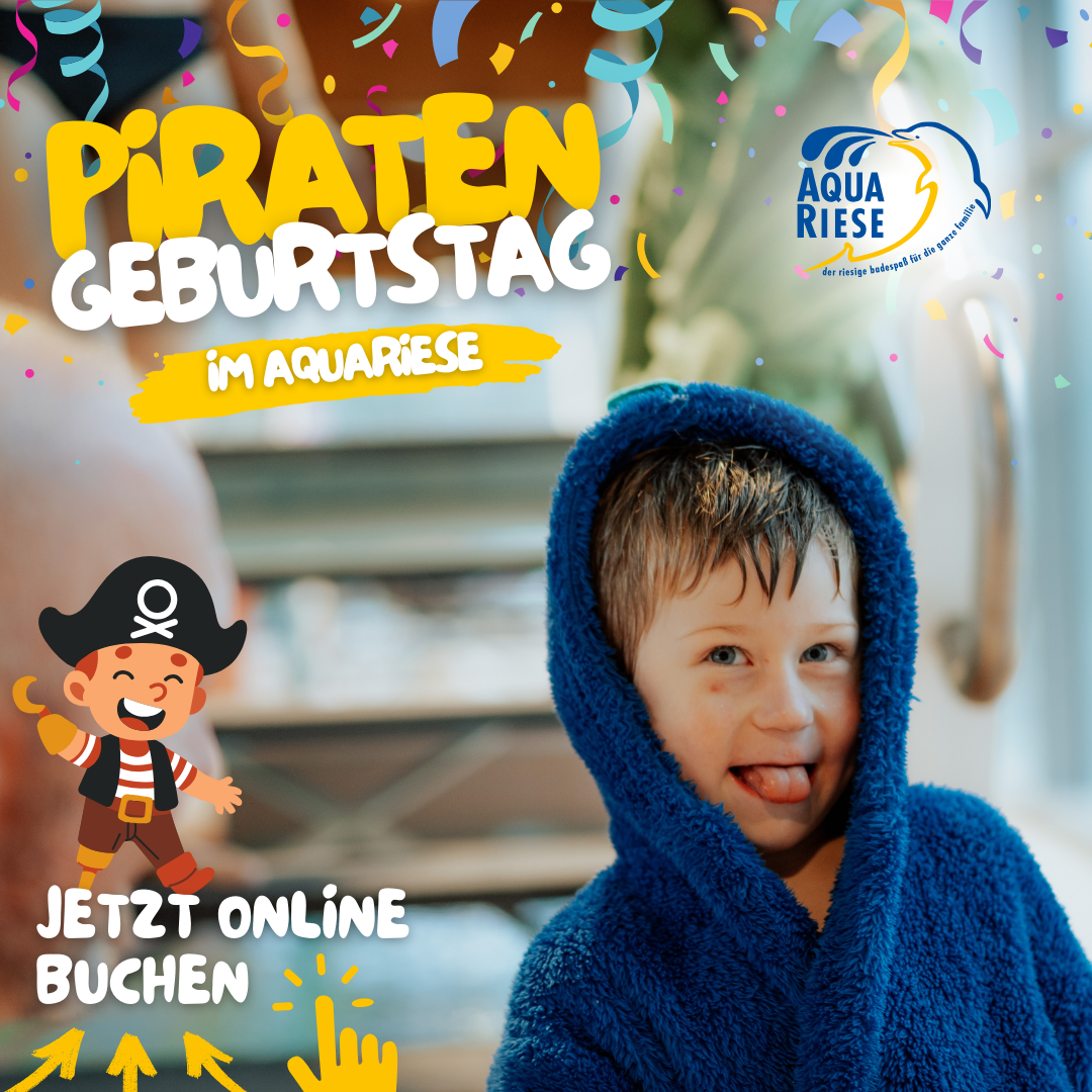 Aqua Riese Facebook ad: Jetzt Geburtstag feiern!