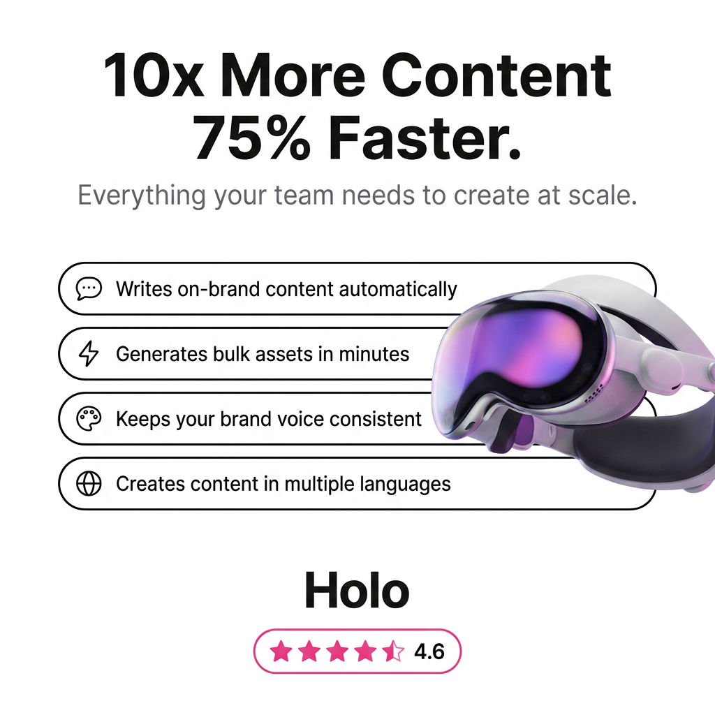 Holo Facebook ad