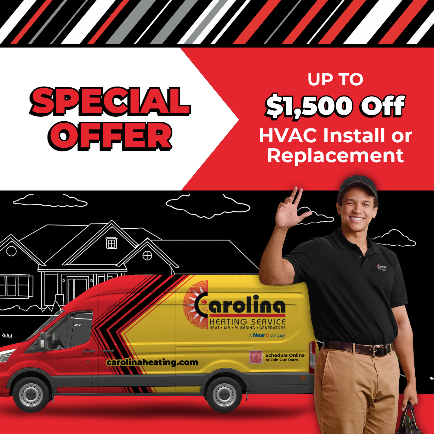 Carolina Heating Service, Inc Facebook ad