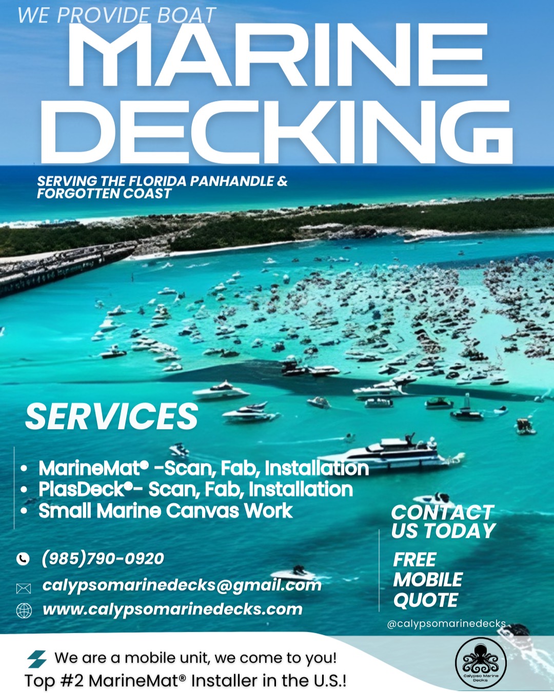 Calypso Marine Decks, LLC Facebook ad