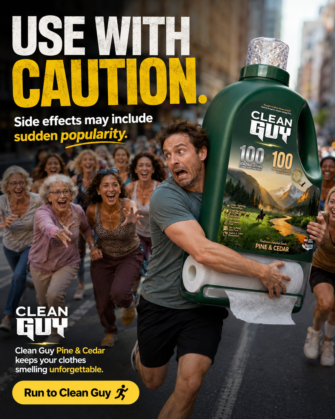 Clean Guy Facebook ad