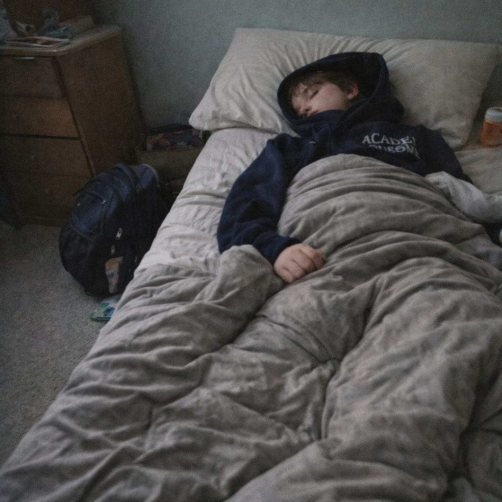 Child Focus & Growth Facebook ad: Read this if you start every morning yelling at your ADHD…
