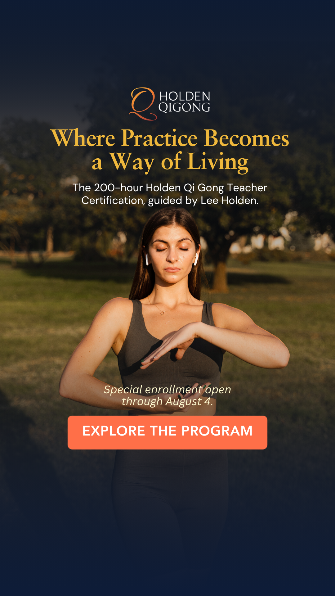 Holden QiGong Facebook ad from Jul 31, 2026