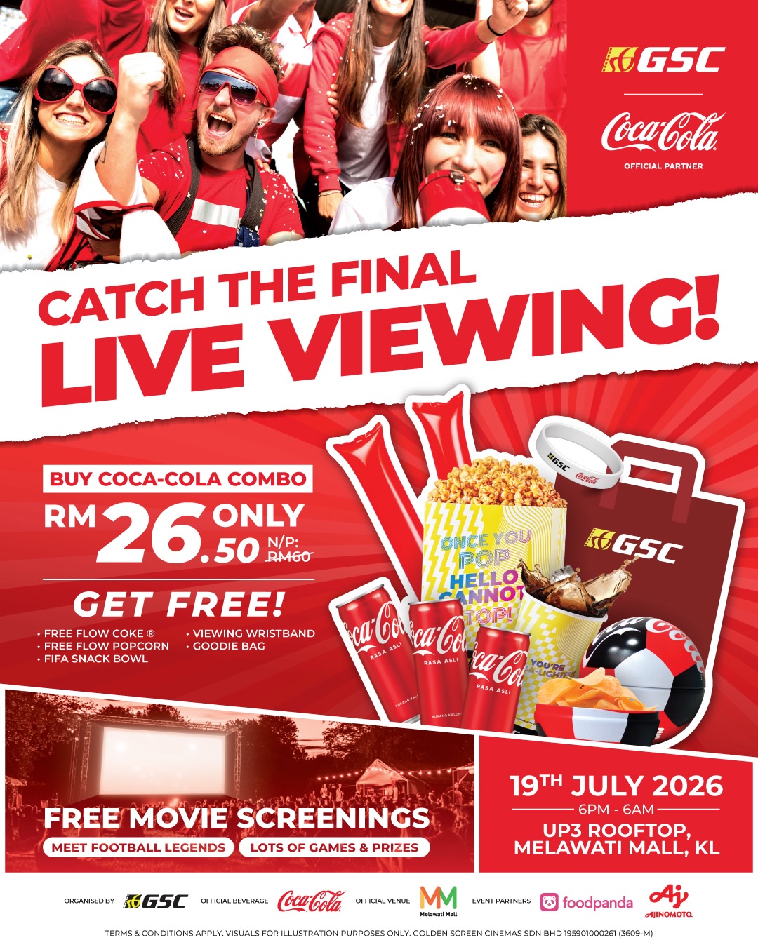 GSC Facebook ad: GOAAALLLLL! OUR BIGGEST FOOTBALL FINAL VIEWING PARTY IS…