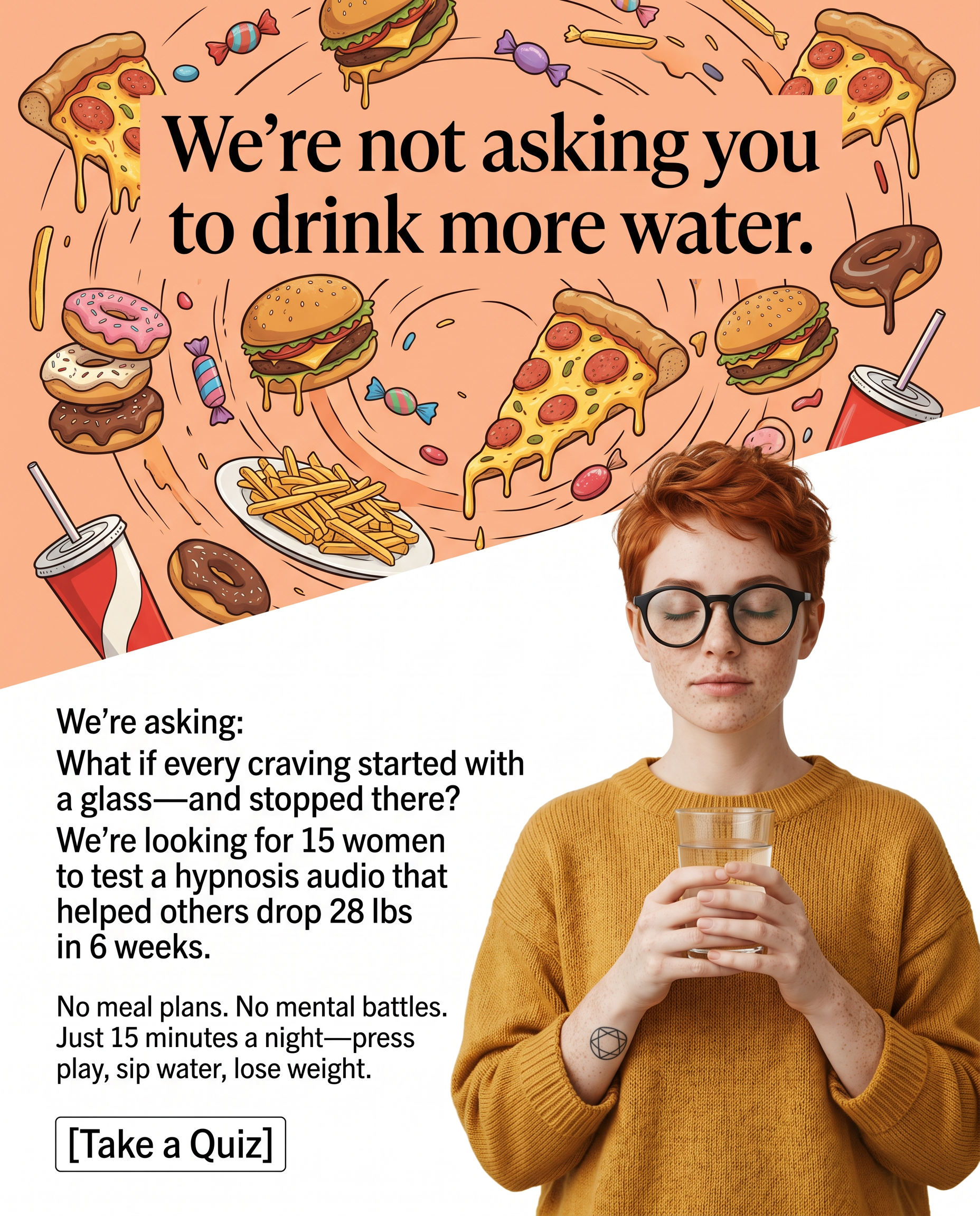 Kure for Hypnotherapy Facebook ad