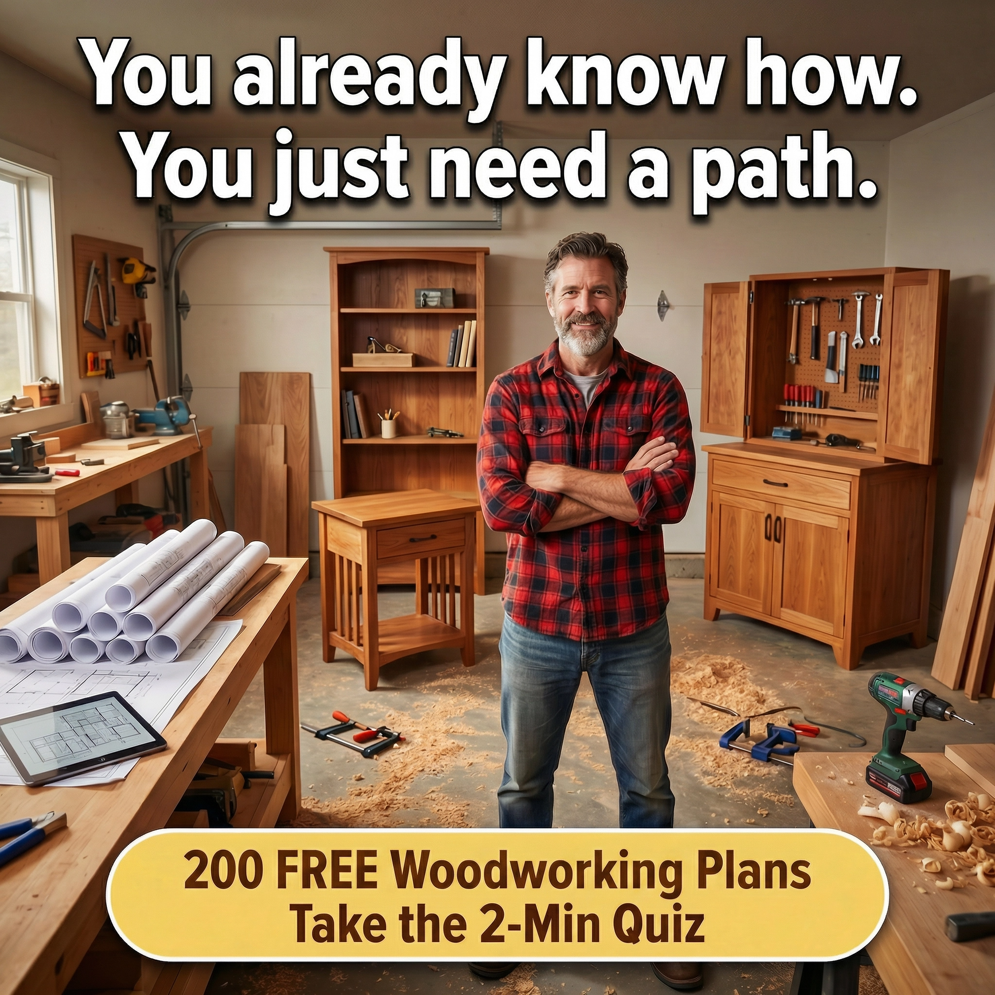 Everyday Home Projects Facebook ad: You Don't Have a Skill Problem. You Have a Path Problem.