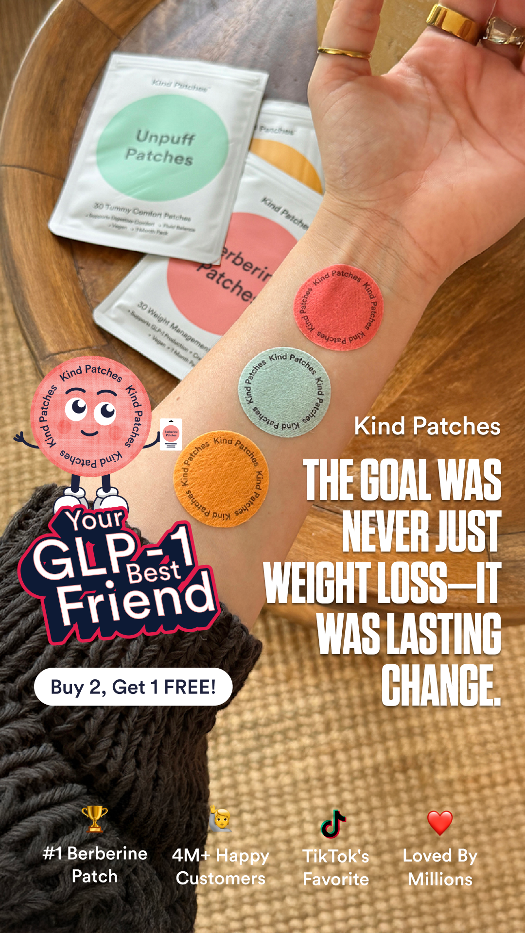 Kind Patches Facebook ad