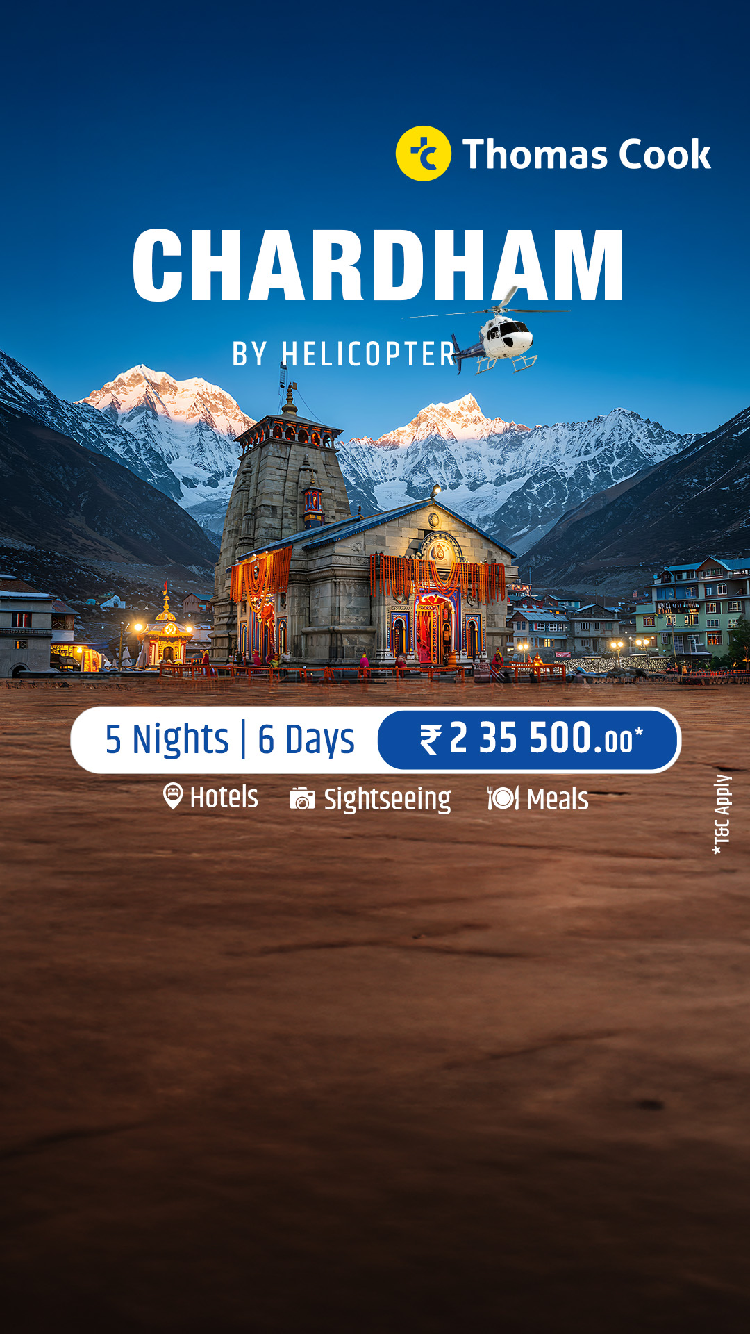 Thomas Cook India Facebook ad