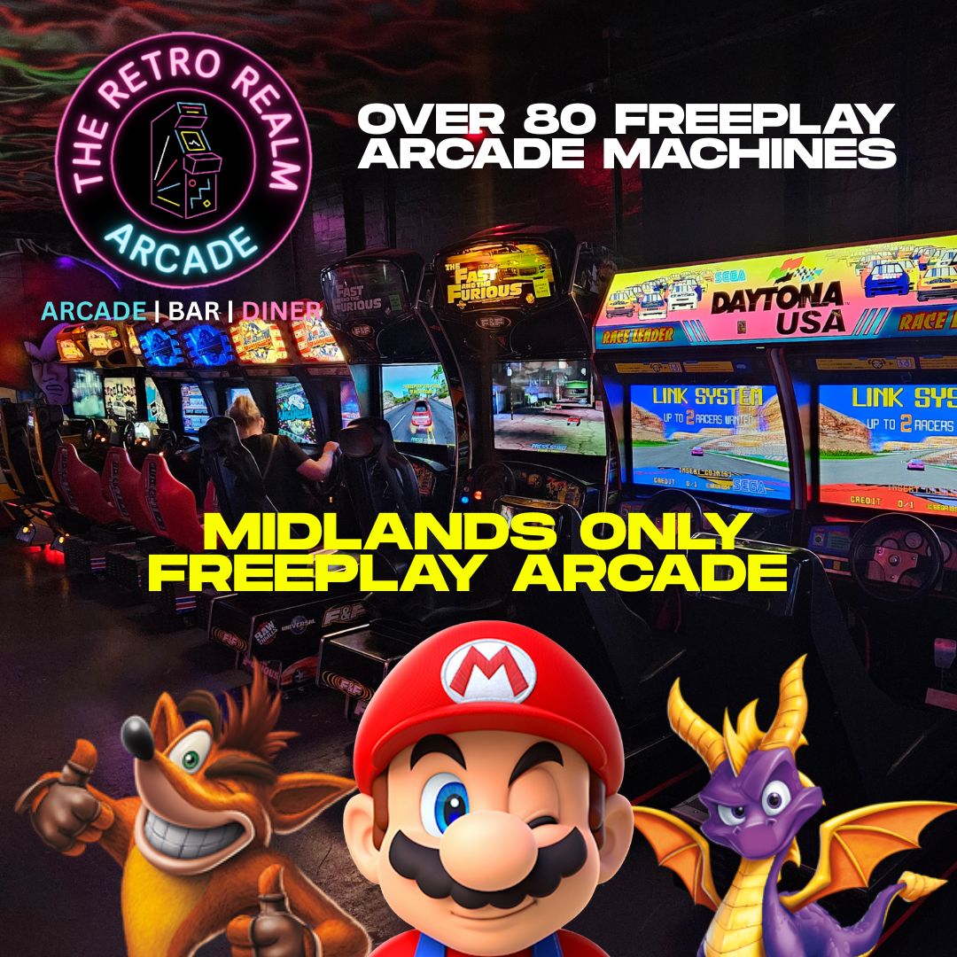 The Retro Realm Facebook ad: The Retro Realm | Arcade Machines Family Fun | Walsall WS2…