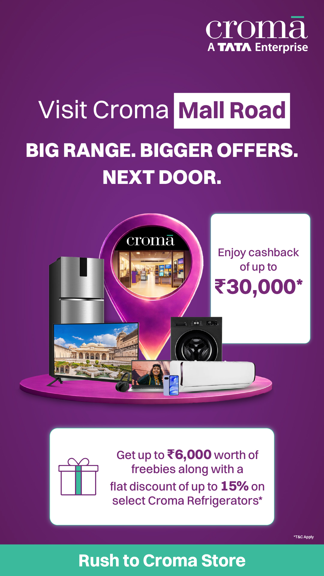 Croma Facebook ad