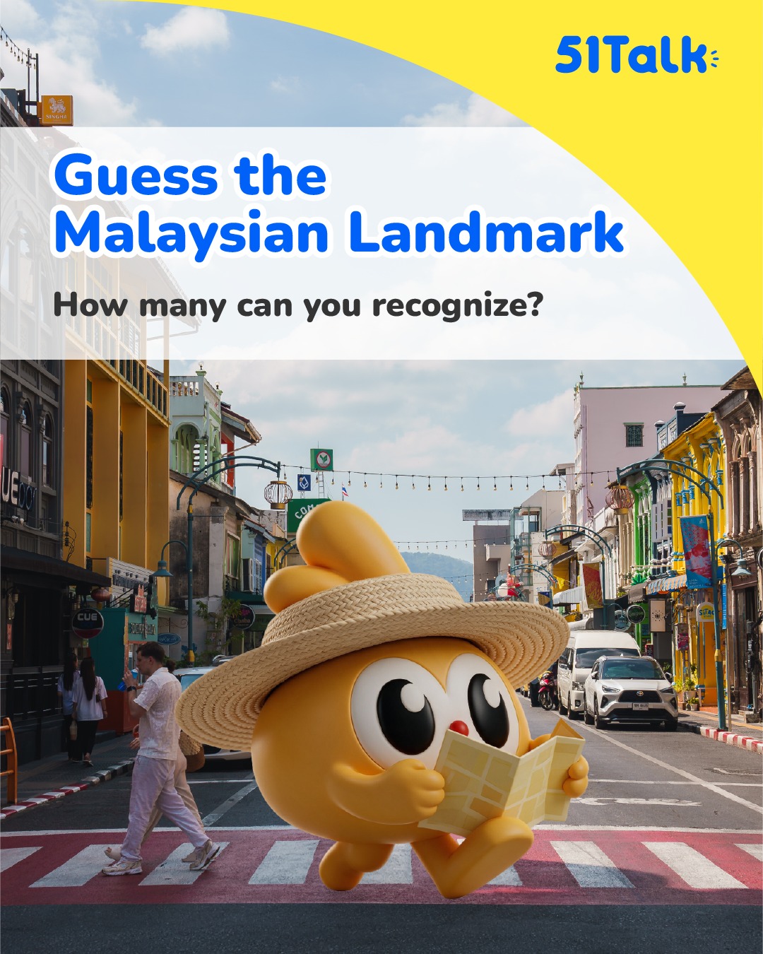 51Talk 马来西亚 Facebook ad: Think you know Malaysia well?