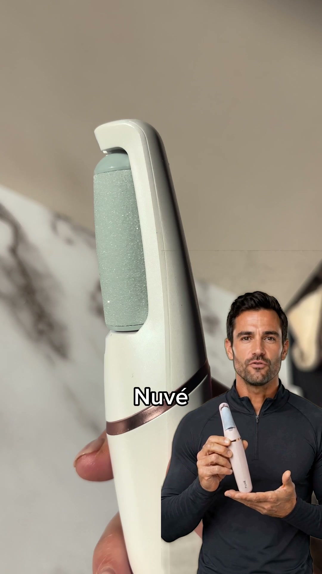 Nuvé Facebook ad: Baby soft feet in 5 minutes flat