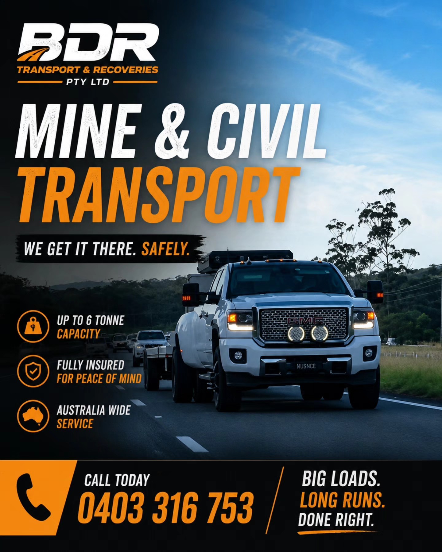 BDR transport and Recoveries  Facebook ad