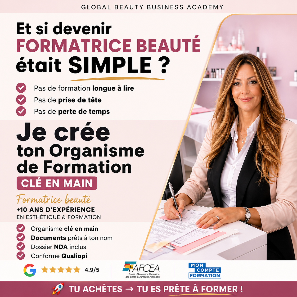 Global Beauty Business Academy Facebook ad