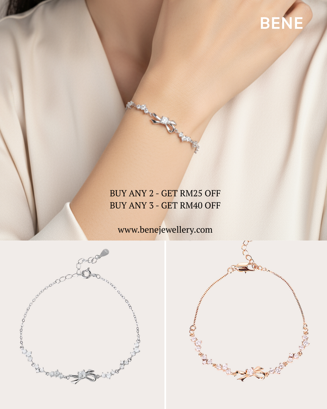 Bene Jewellery Facebook ad