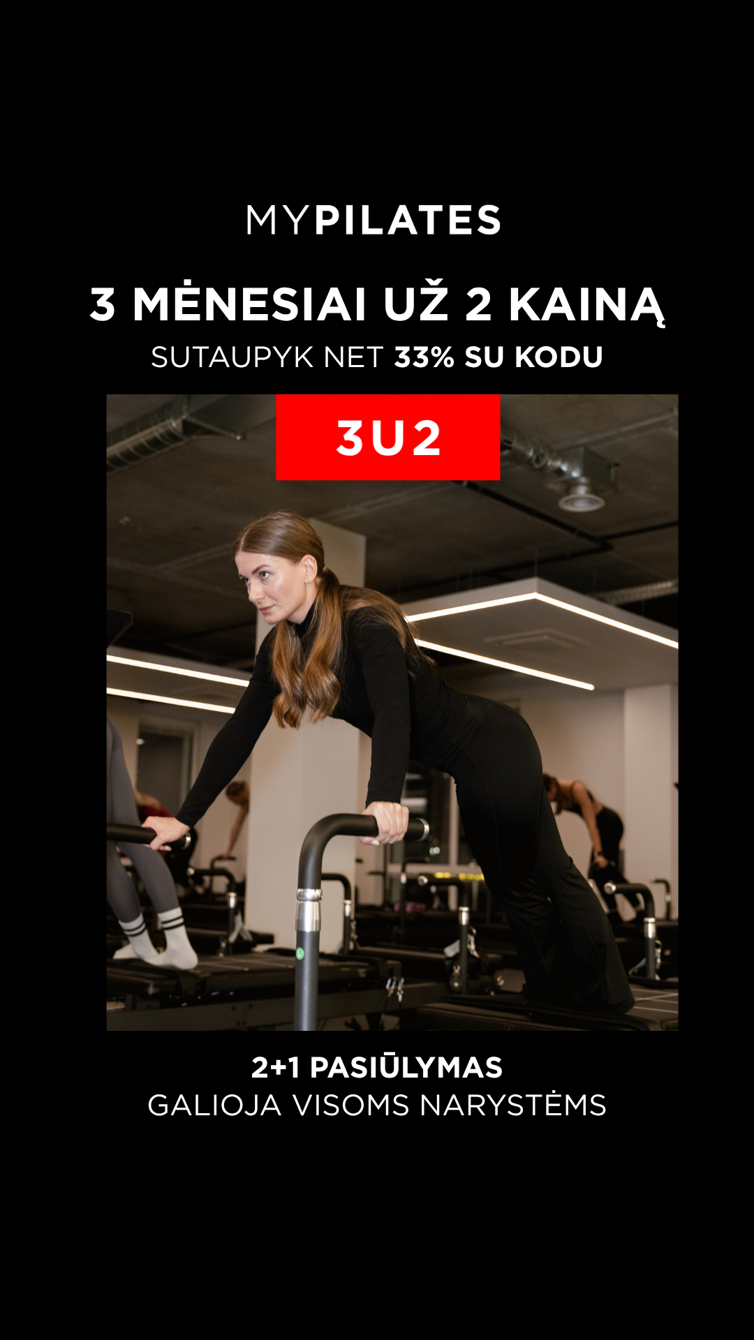 My Pilates Facebook ad