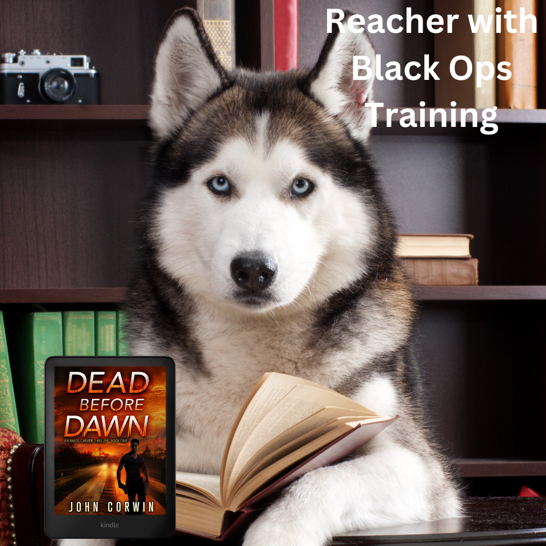 John Corwin Thriller & Fantasy Author Facebook ad