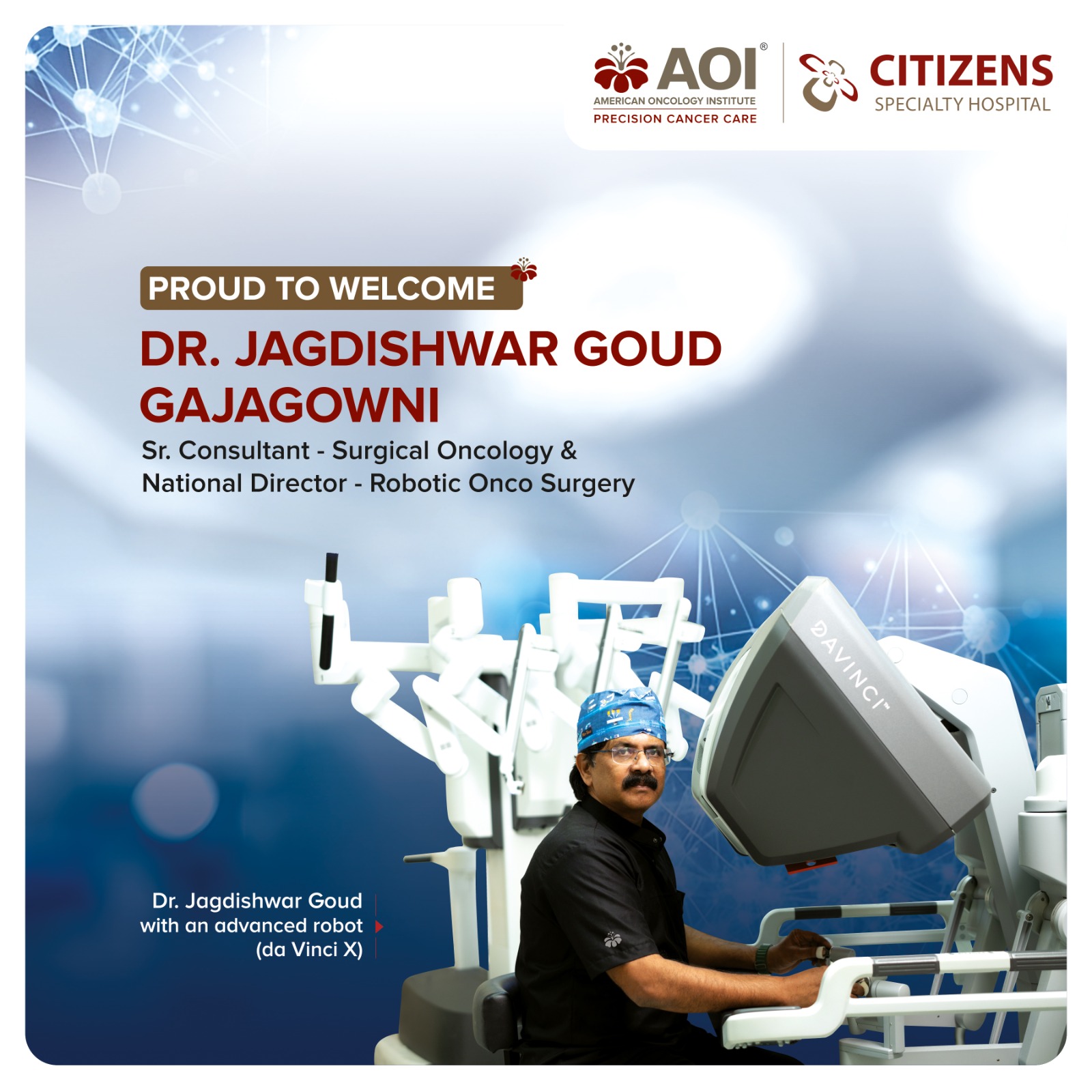 Citizens Specialty Hospital Facebook ad: We are proud to welcome Dr Jagdishwar Goud…