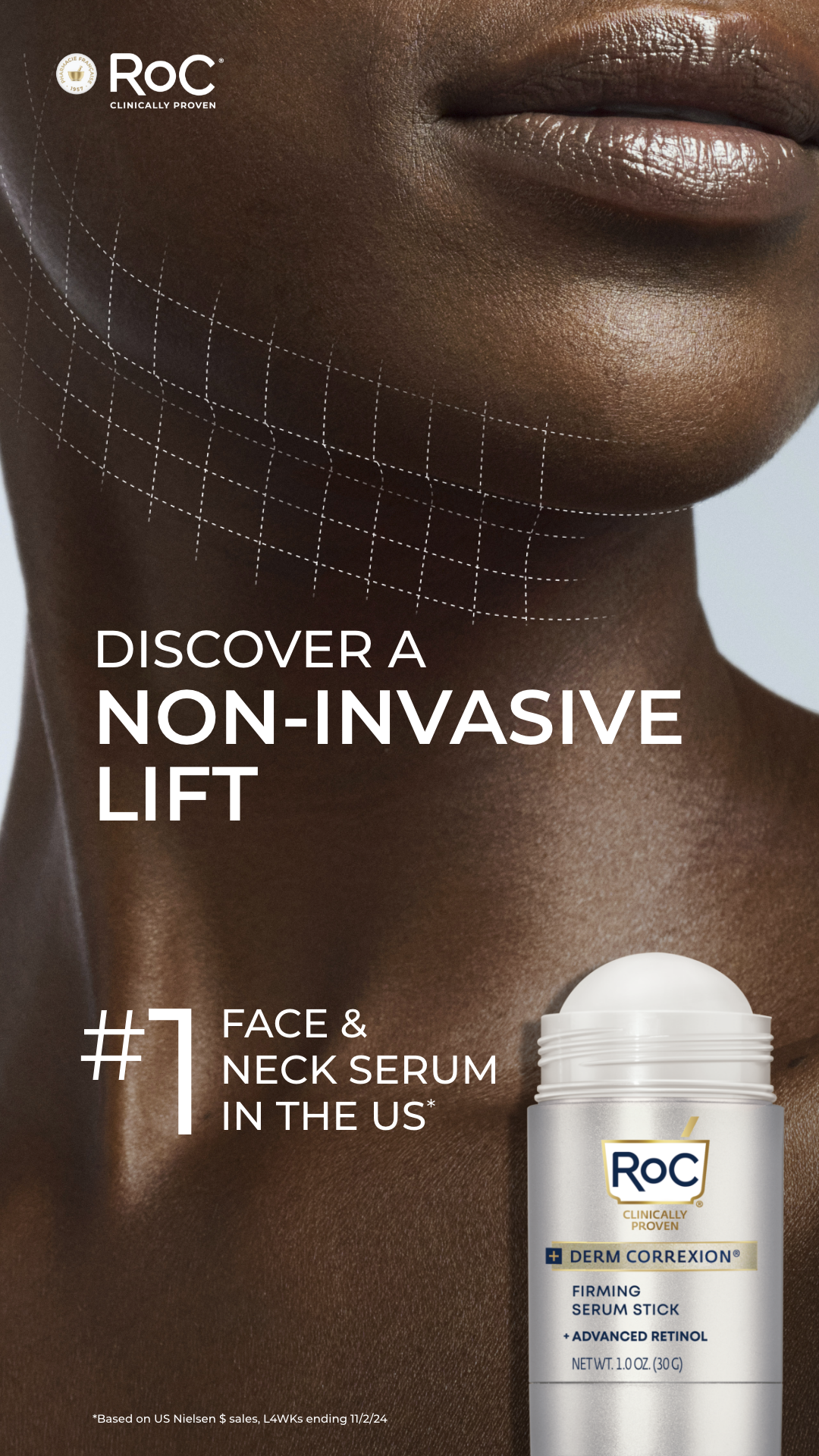 RoC Skincare Facebook ad from Apr 24, 2026