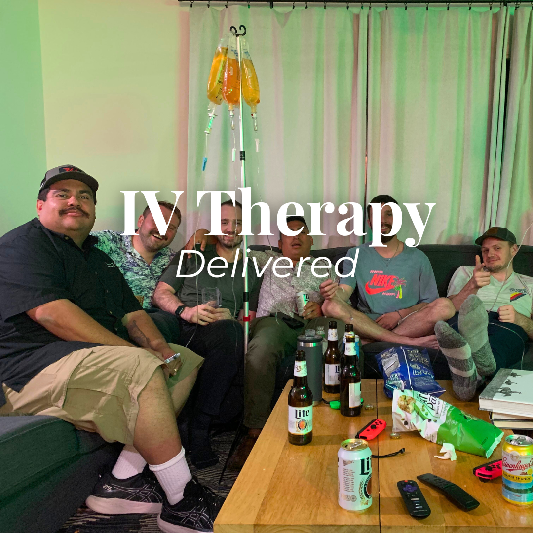 Revitalize Mobile IV Hydration Facebook ad: Mobile IV Therapy-Delivered To You