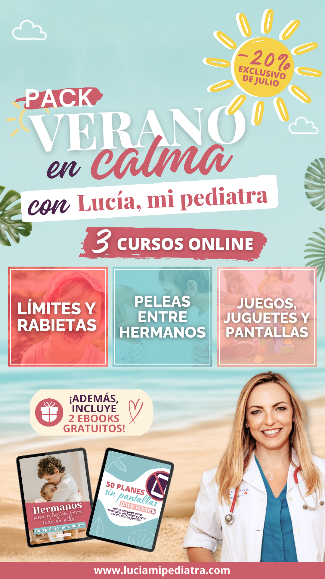 Lucía, mi pediatra Facebook ad