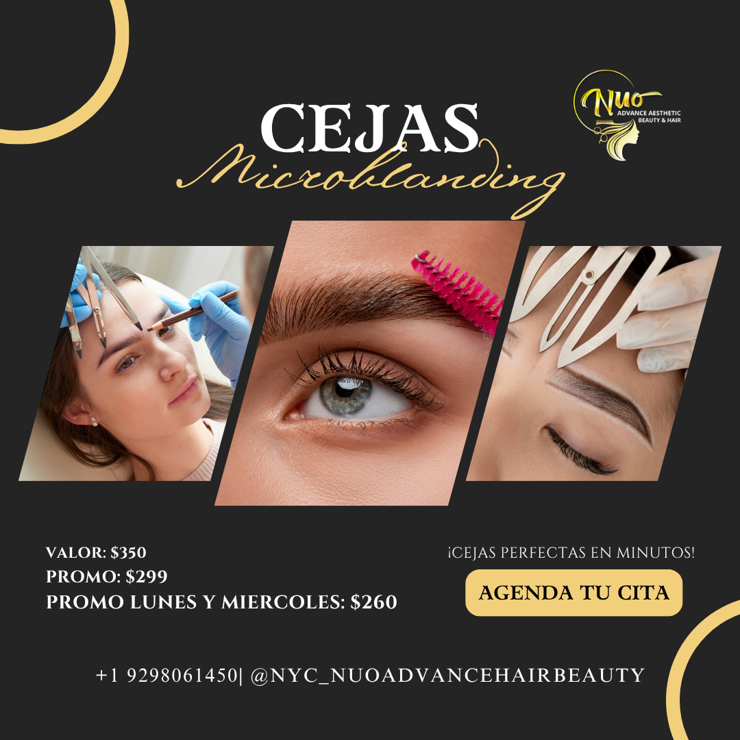 Nuo Advance Beauty & Hair Facebook ad: Chatea con nosotros
