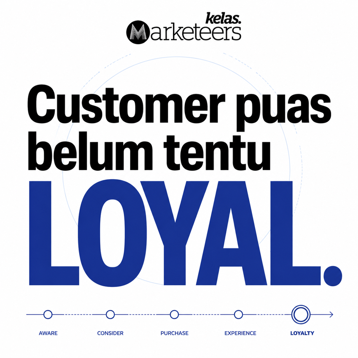 Marketeers Facebook ad: Pelanggan datang karena produk, tetapi bertahan karena…