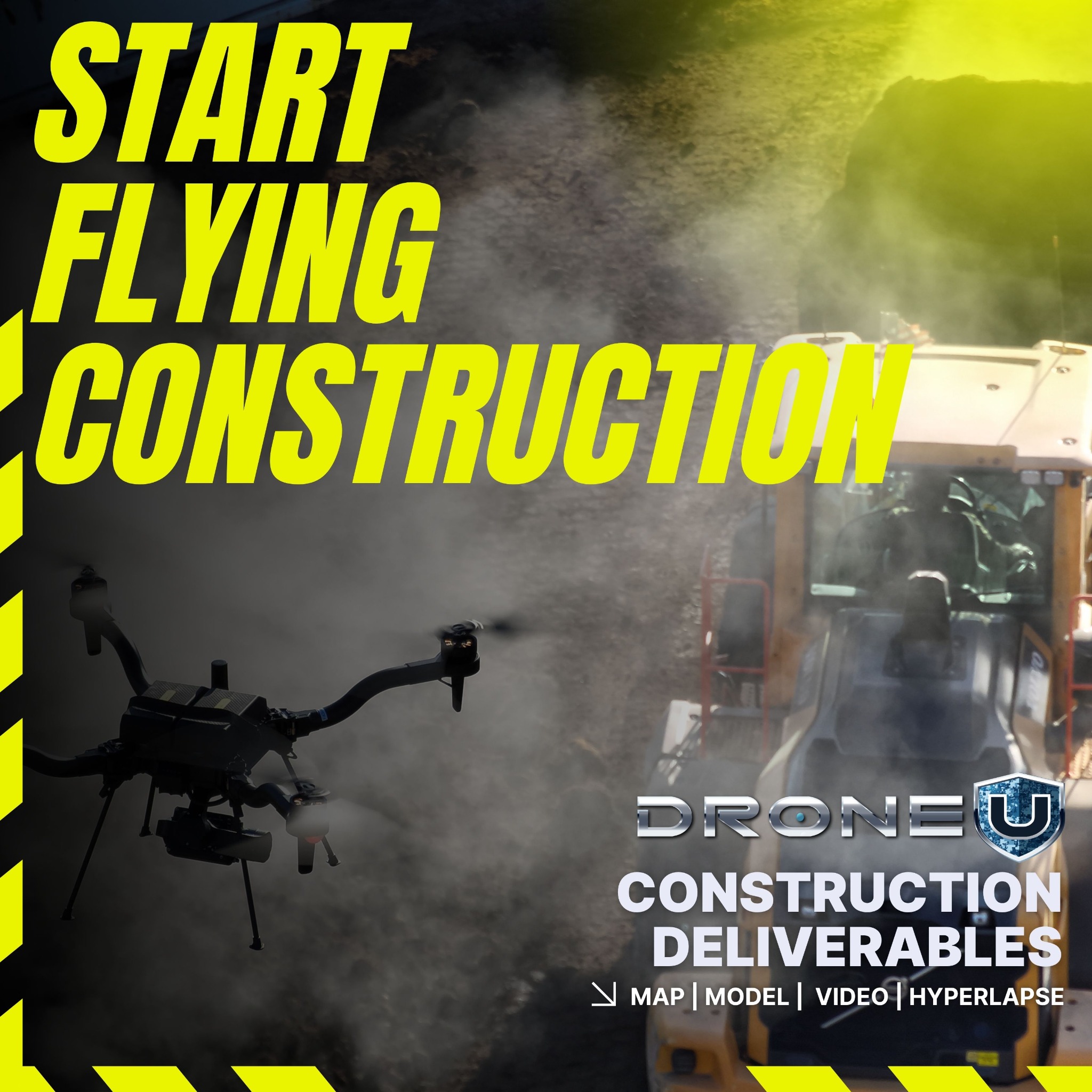 Drone U Facebook ad: Deliver More Than Drone Footage