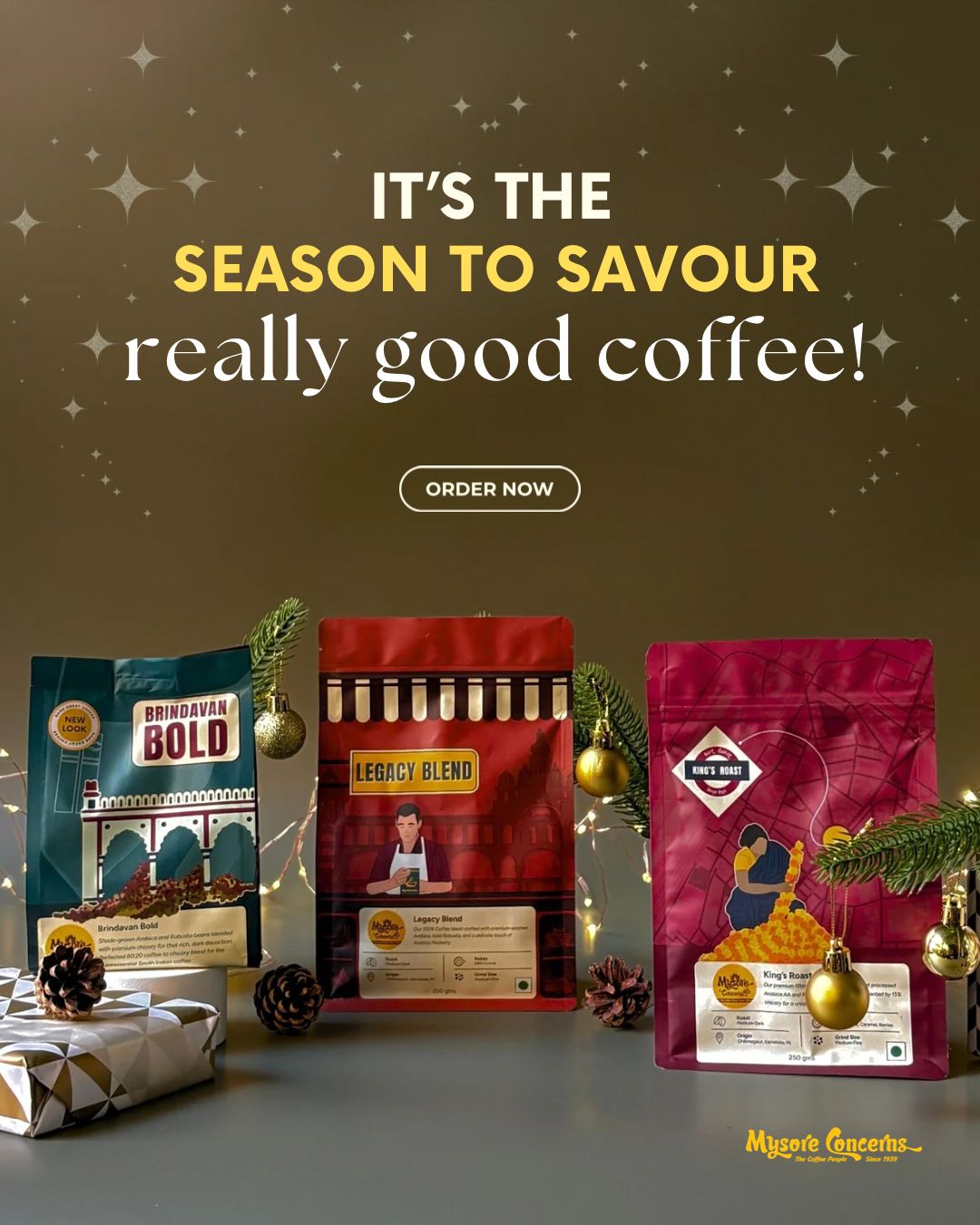 Mysore Concerns Facebook ad: This season, savour premium blends made fresh for…