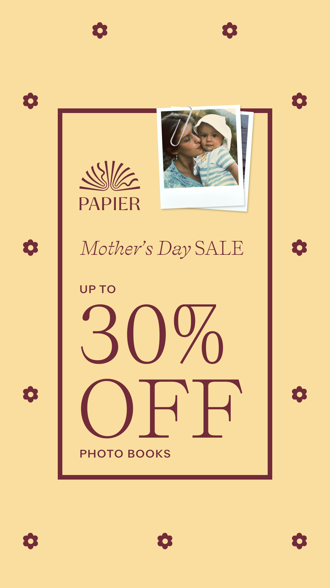Papier Facebook ad