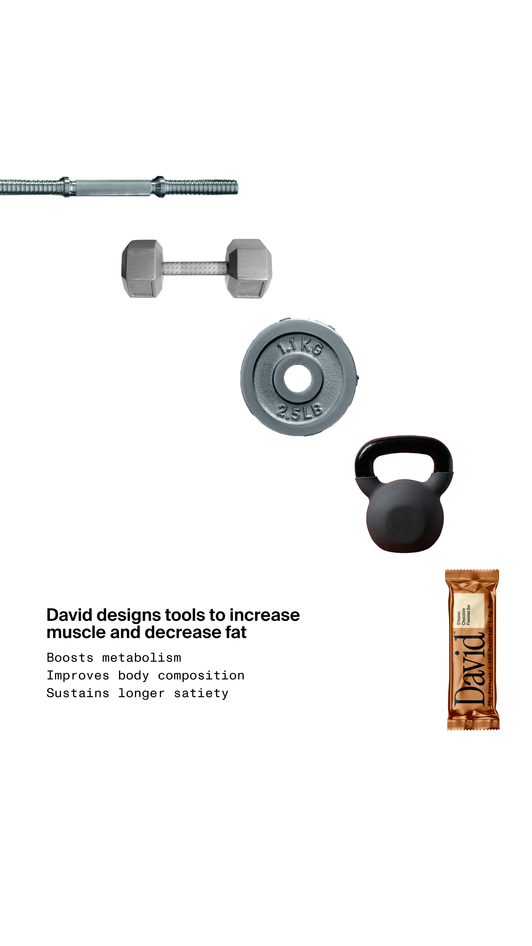 David Protein Facebook ad