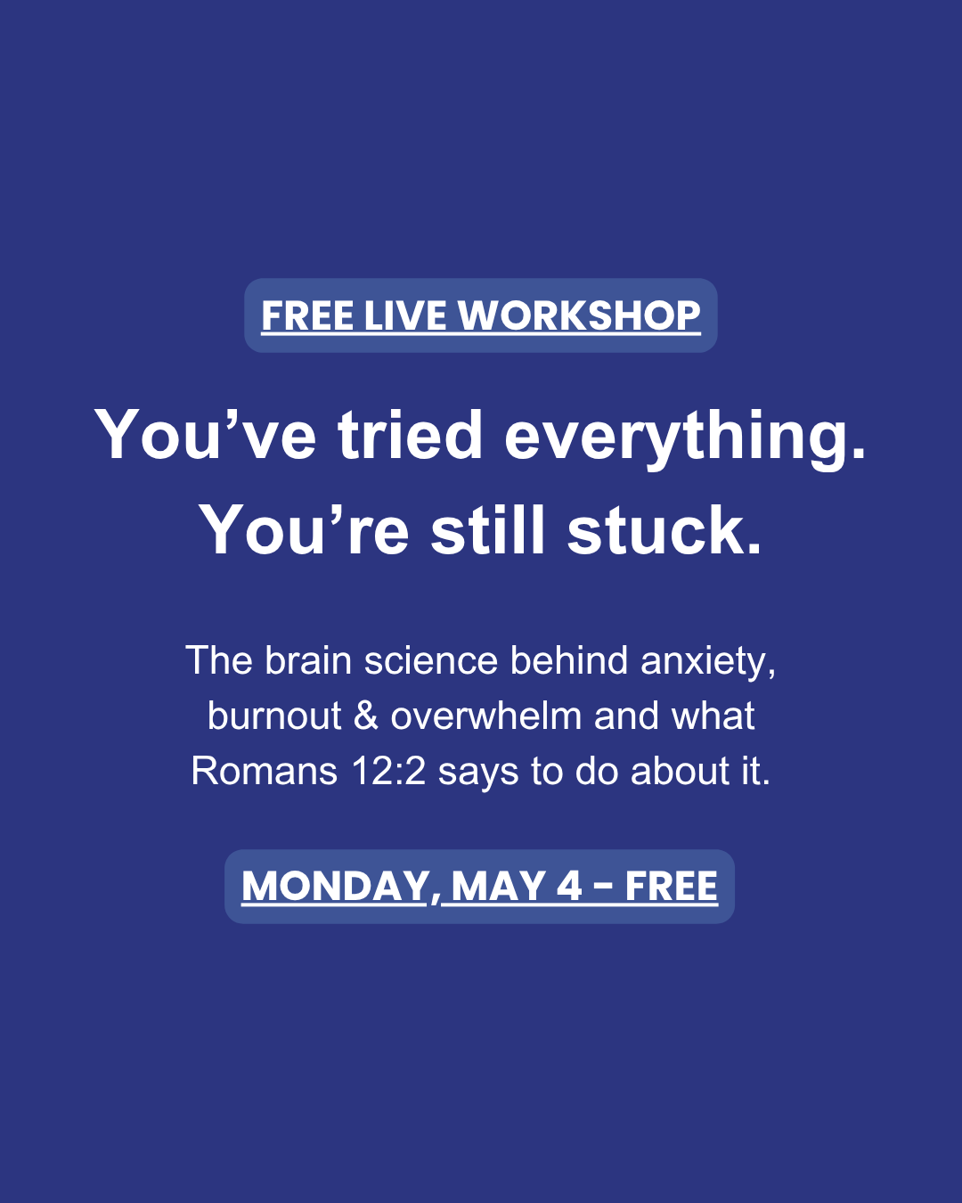 Renew Life Coaching Facebook ad