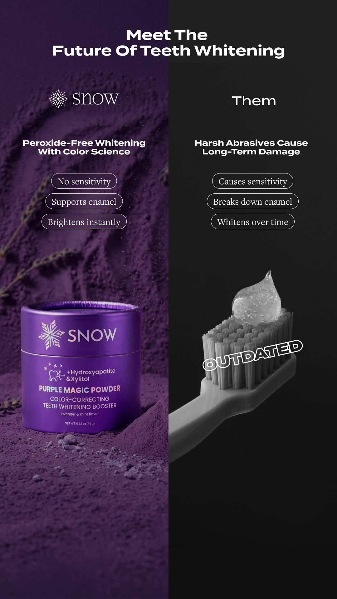 SNOW Teeth Whitening Facebook ad