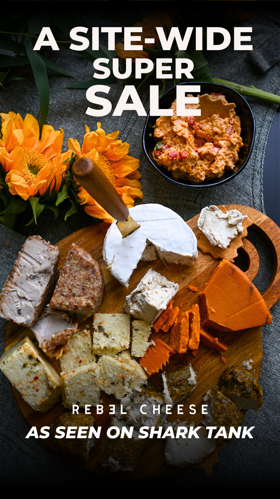 Rebel Cheese Facebook ad